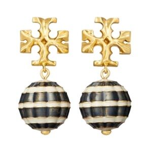 Tory Burch Roxanne Small Drop Earrings (Brand New with Dust Bag)